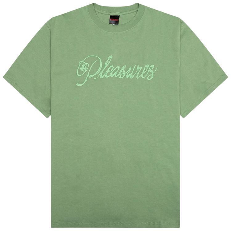 Pleasures Scrawl T Shirt Matcha