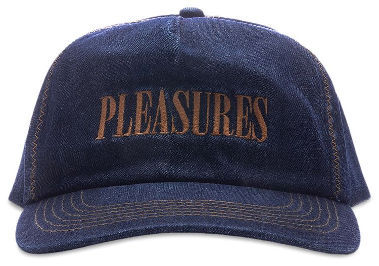 Pleasures Zig Zag Denim Cap Indigo