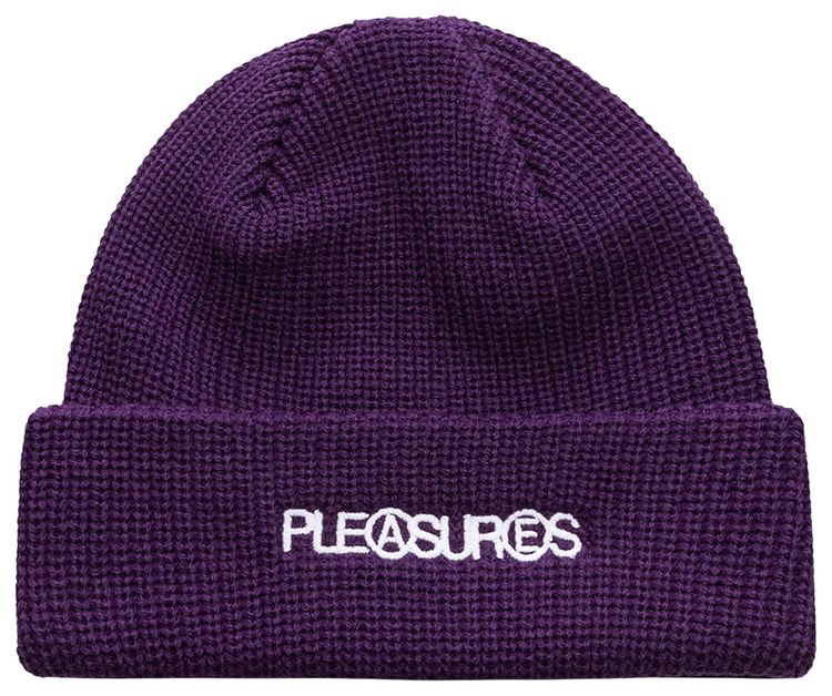 Pleasures Zine Beanie Eggplant