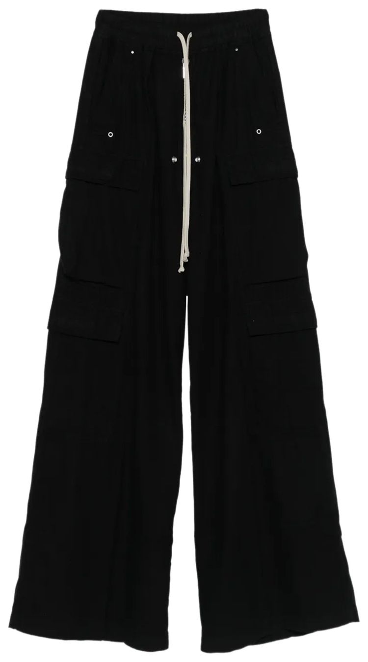 Rick Owens DRKSHDW Double Cargo Jumbo Belas Pants Black