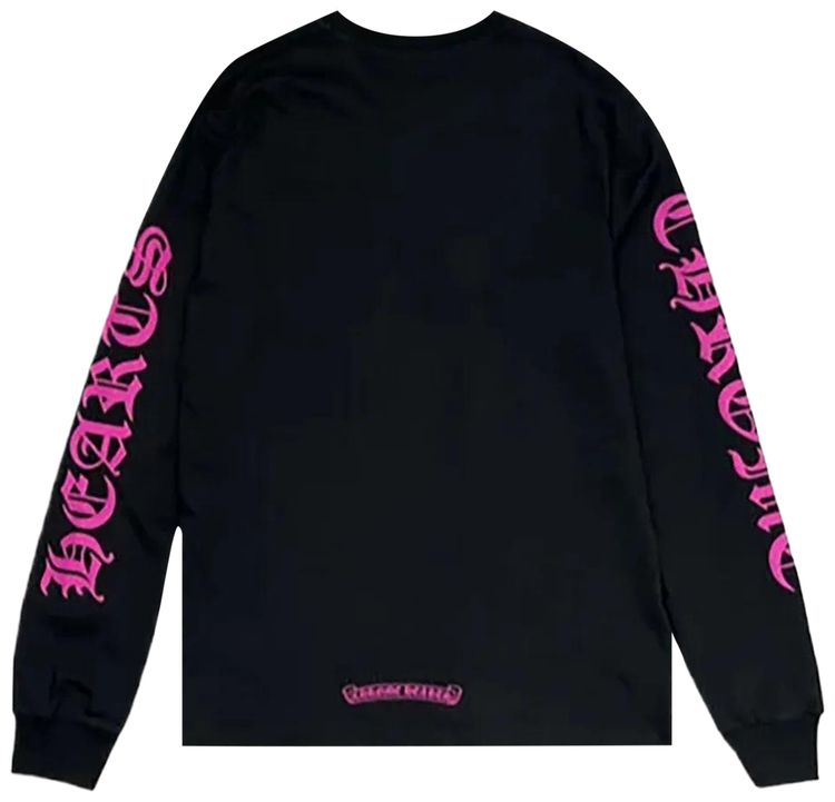 Chrome Hearts Long Sleeve Pocket Crew Black