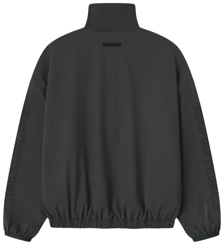 Fear of God Essentials Nylon Half Zip Track Jacket Iron Grey