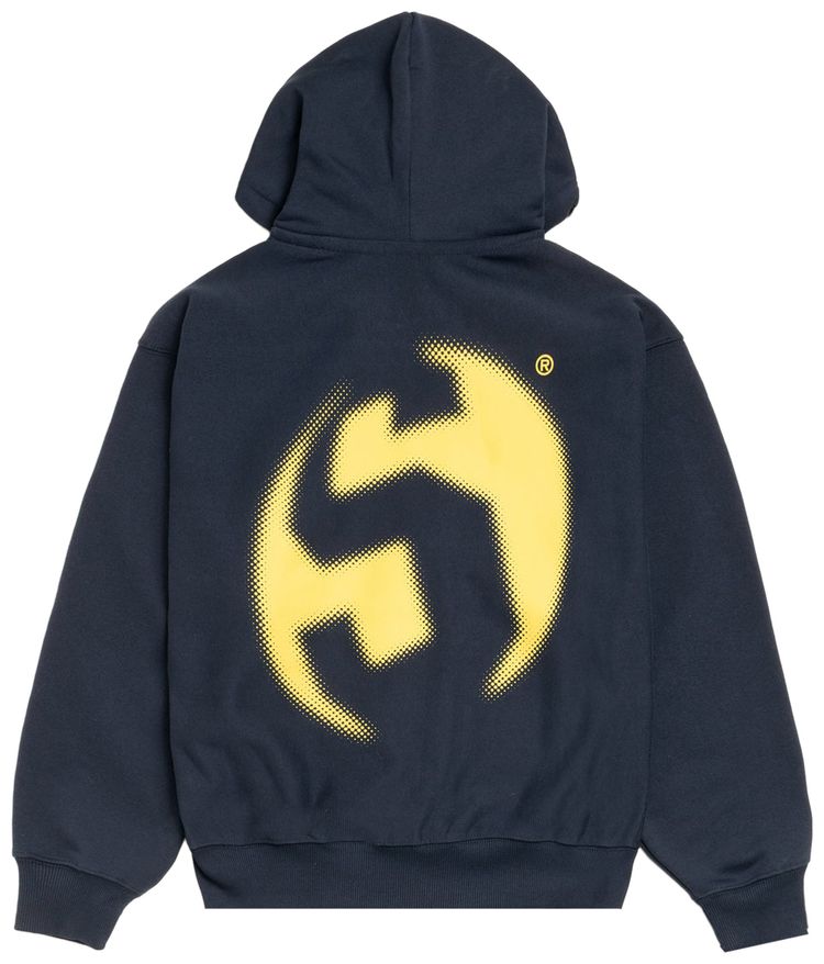 Stussy Lens Zip Hoodie Navy