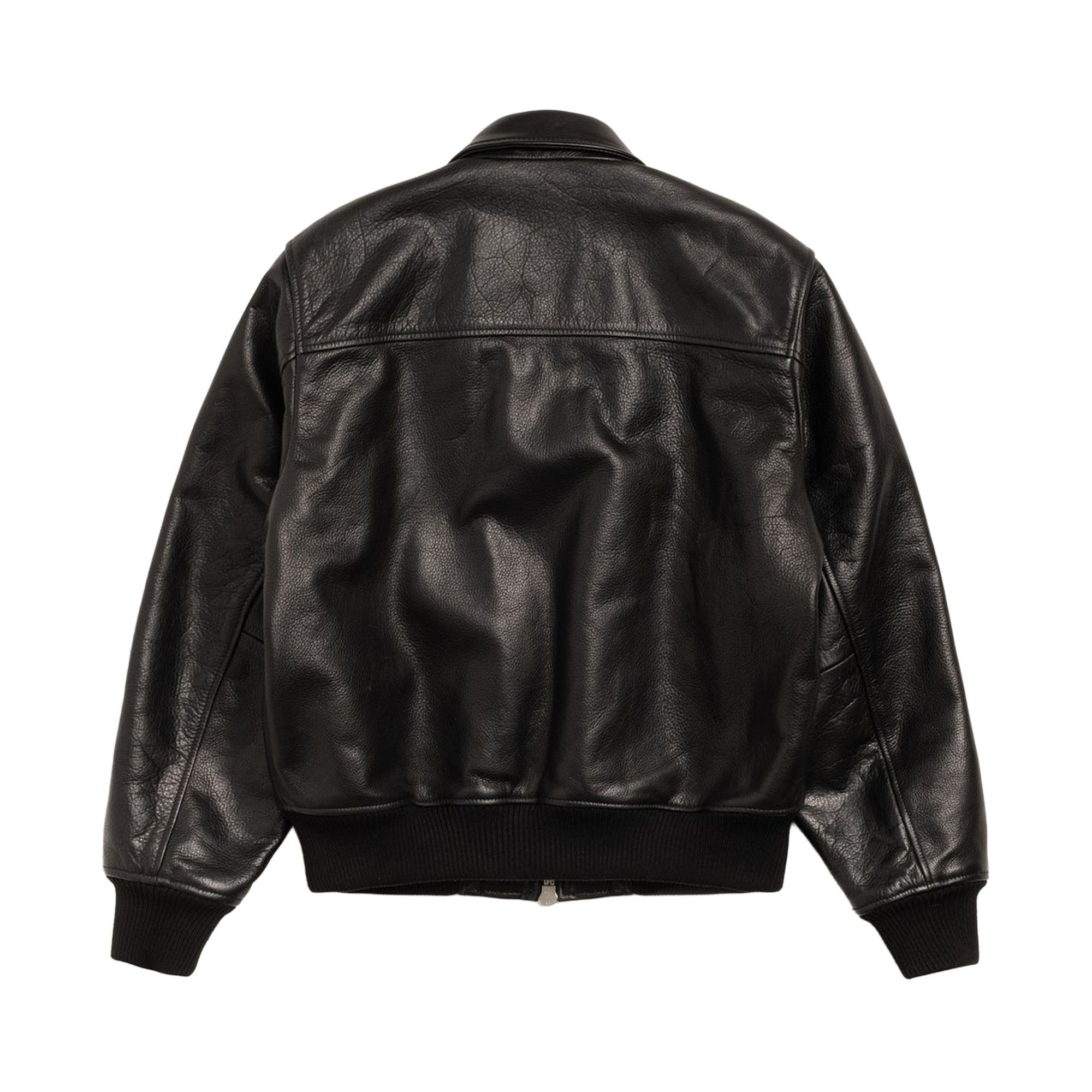 ニ*屋様 25aw STUSSY LEATHER FLIGHT JACKET レ Leather Flight Jacket – Dark Brown | Outerwear | Stüssy Japan