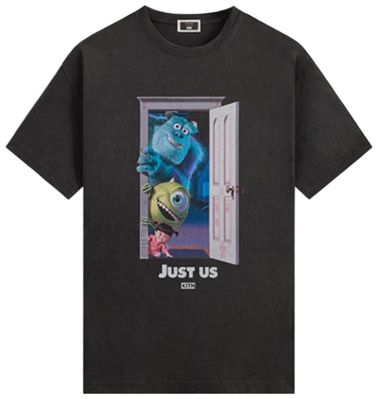 Kith x Disney For Pixar Monsters Inc Just Us Tee Black