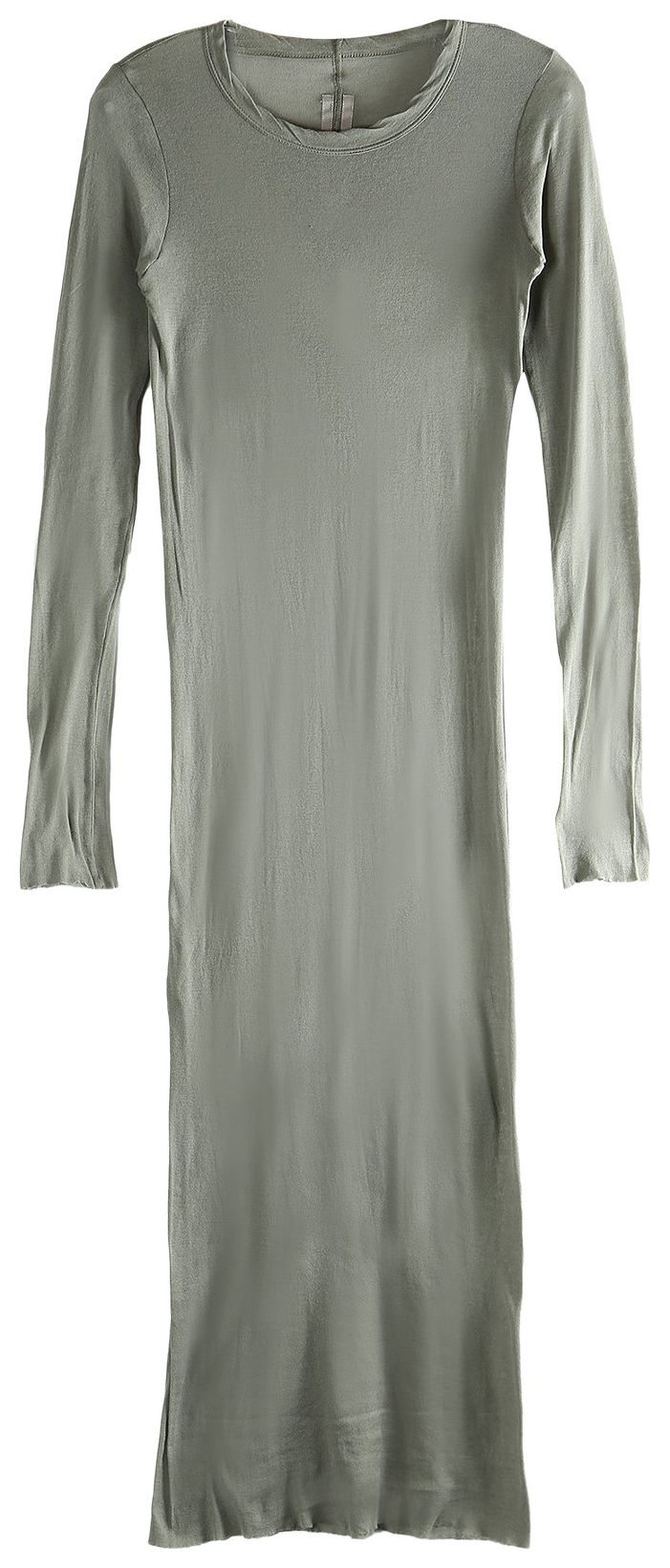 Rick Owens Rib Long Sleeve Dress Euca