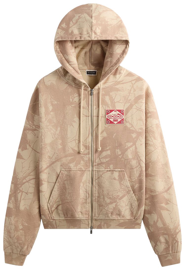 Kith For Columbia Camo Vintage Braxton Zip Up Hoodie Veil