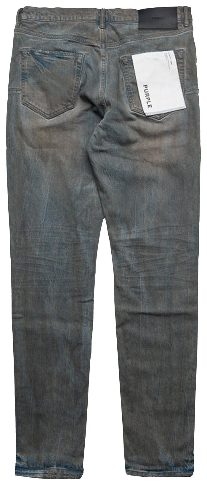 PURPLE BRAND Low Rise Skinny Leg Monterrico Mud Jean Grey