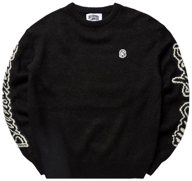 Billionaire Boys Club Script Sweater Black