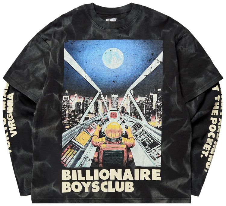Billionaire Boys Club Arrival Layered Long Sleeve Black