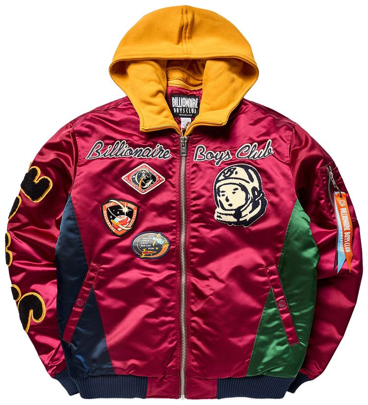 Billionaire Boys Club Space Suit Bomber Jacket Rhododendron
