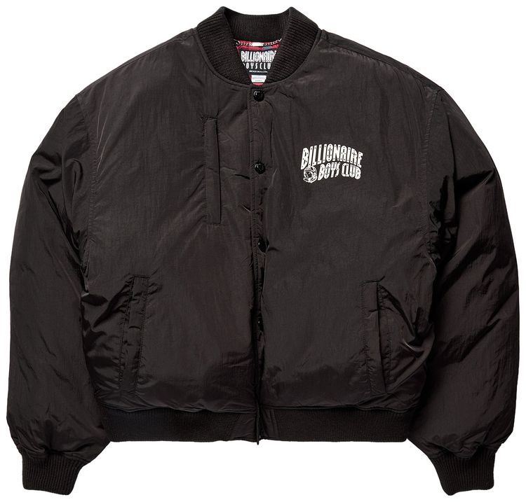 Billionaire Boys Club Puffer Baseball Jacket Black
