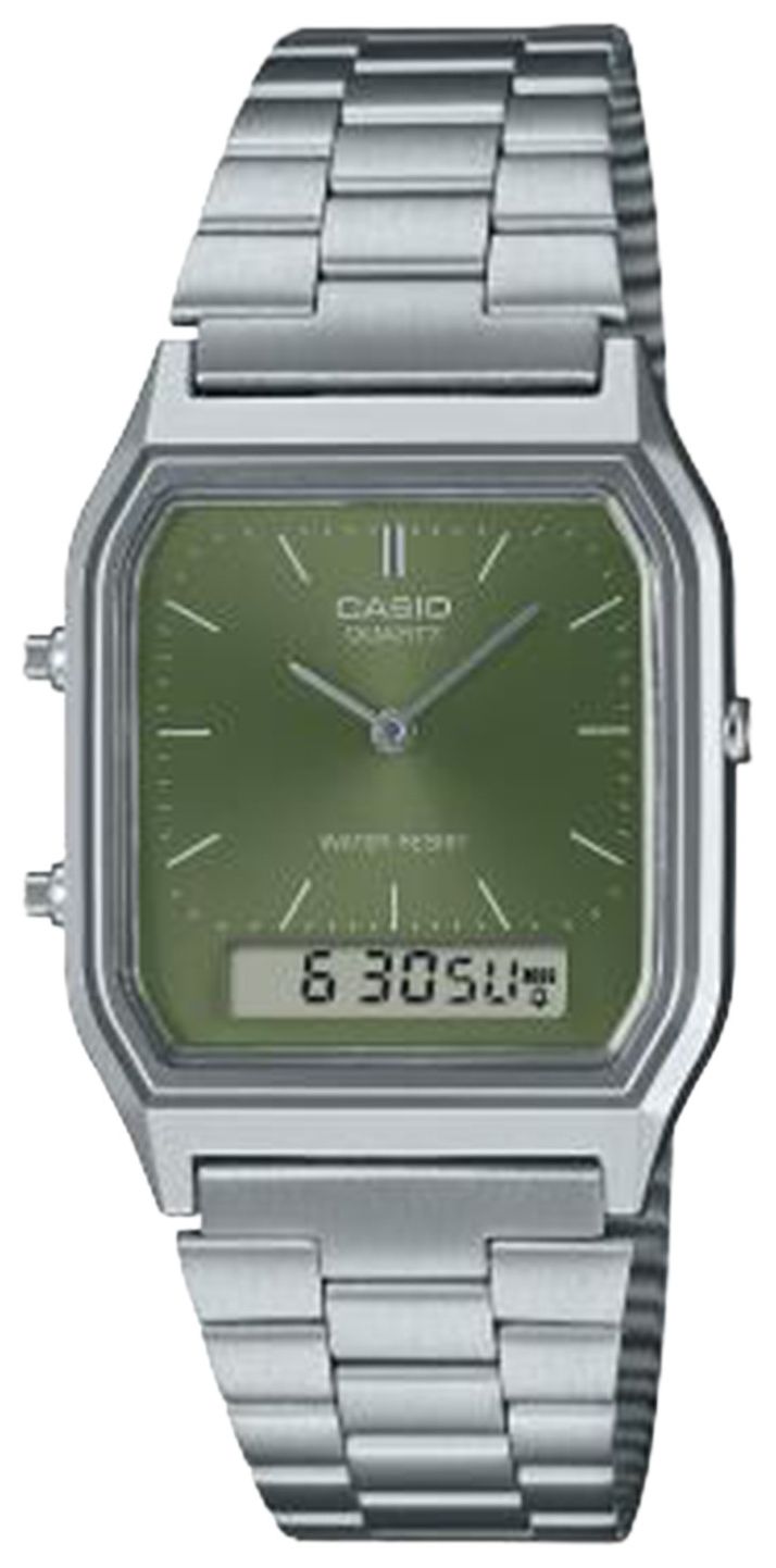 G SHOCK by Casio Vintage Watch SilverGreen