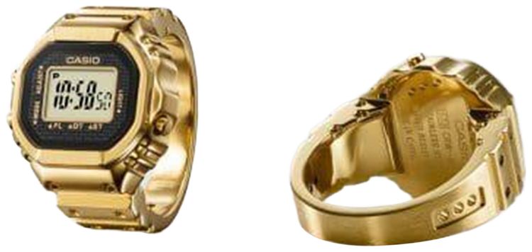 G SHOCK by Casio Watch Ring Gold