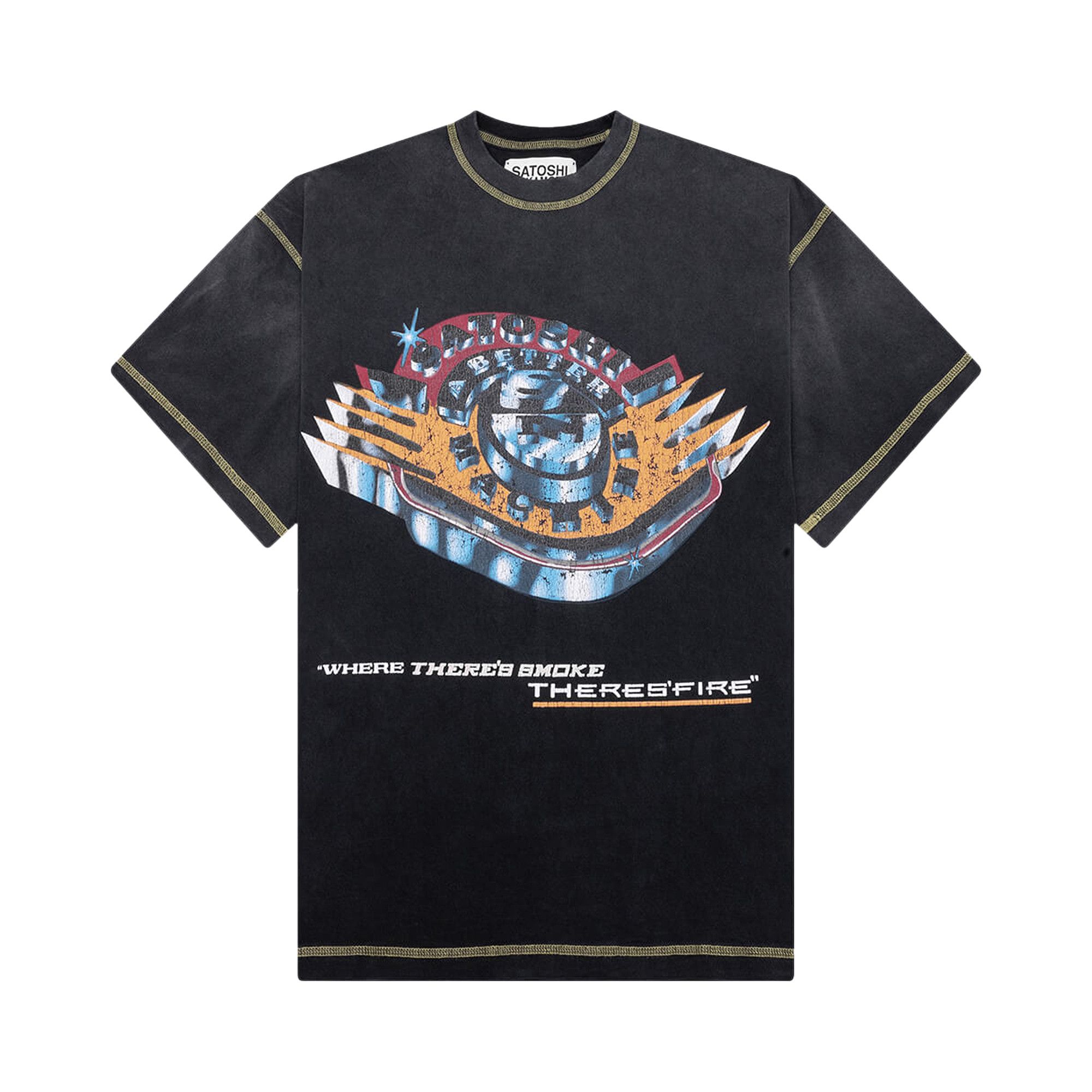 Buy Satoshi Nakamoto Where There's Smoke There's Fire T-Shirt