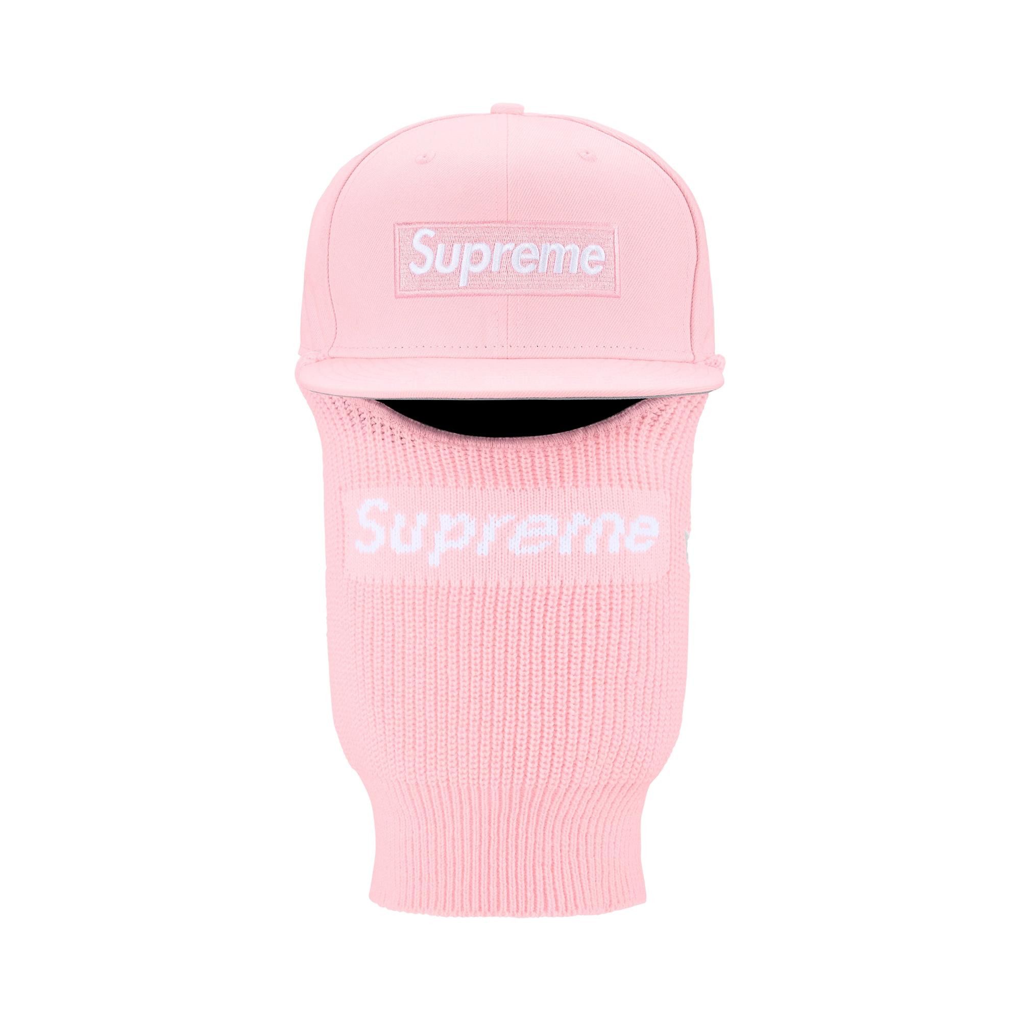Buy Supreme Box Logo New Era + Balaclava 'Light Pink' - FW25H41