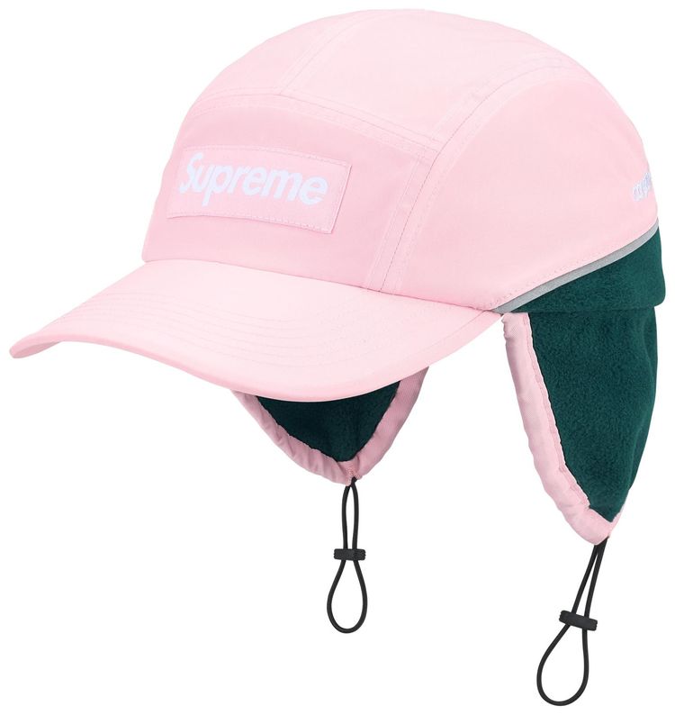 Supreme Polartec Lined Packable Earflap Camp Cap Pink