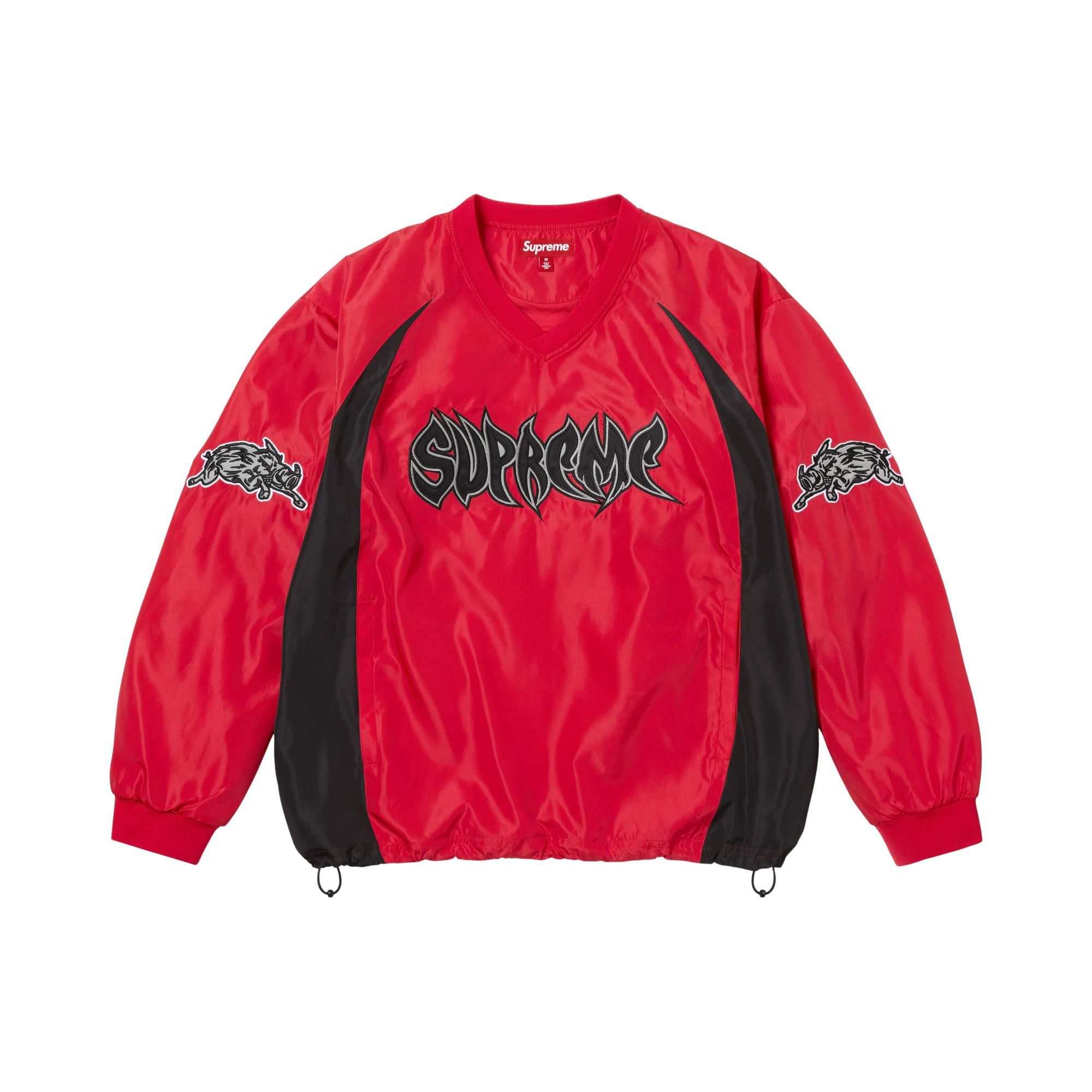 Buy Supreme Warthog Warm Up Pullover 'Red' - FW25KN23 RED | GOAT