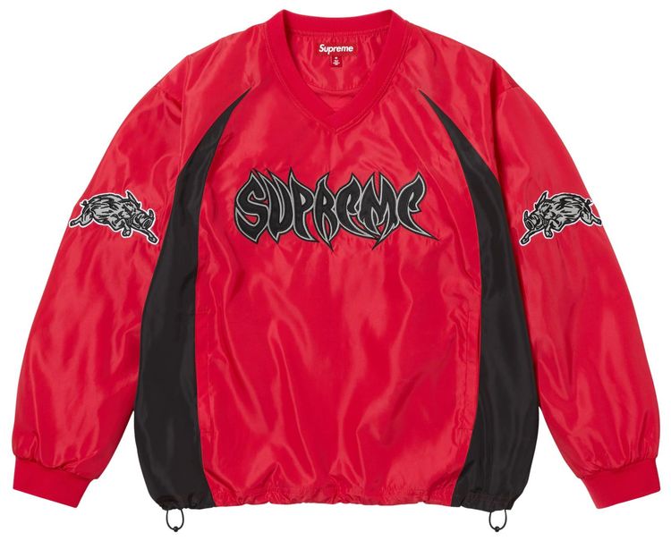 Supreme Warthog Warm Up Pullover Red