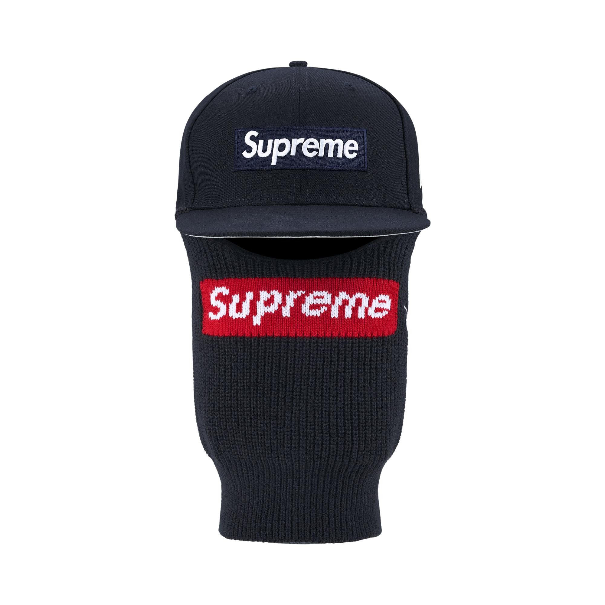 Buy Supreme Box Logo New Era + Balaclava 'Navy' - FW25H41 NAVY | GOAT