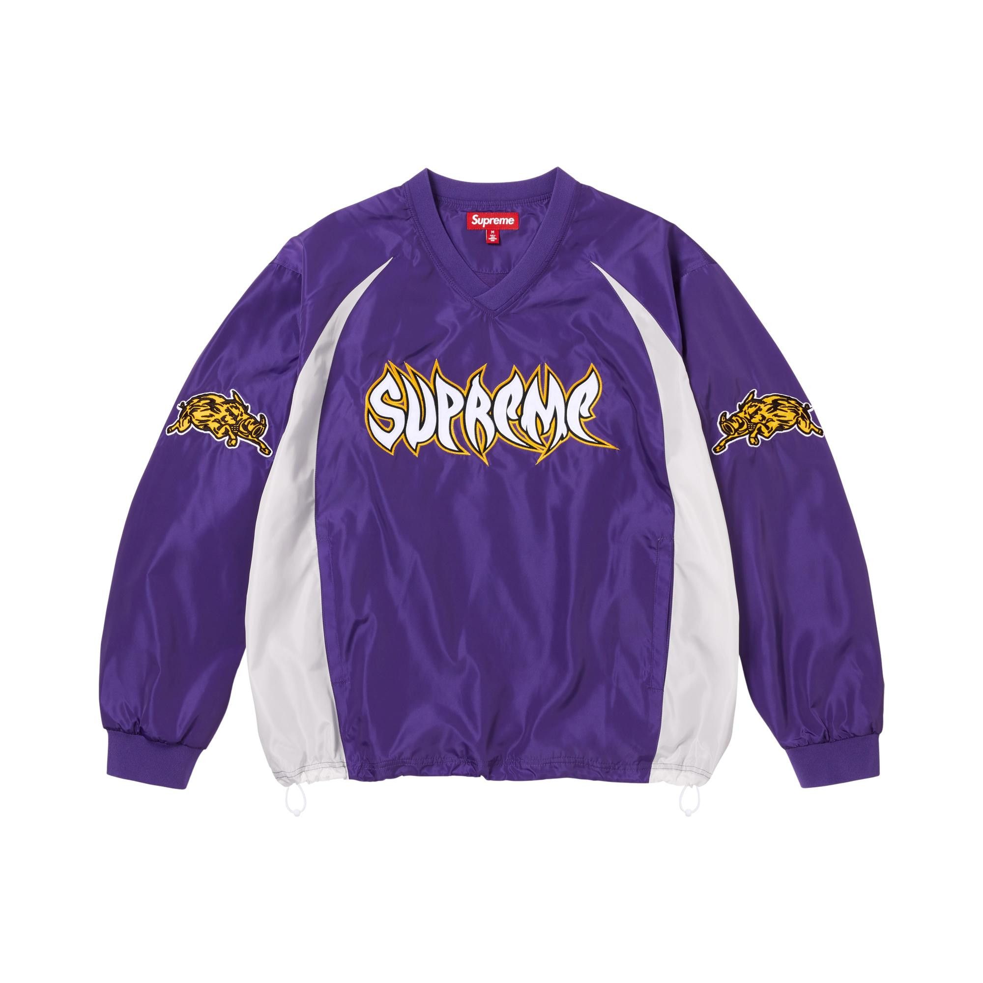 Buy Supreme Warthog Warm Up Pullover 'Purple' - FW25KN23 PURPLE | GOAT