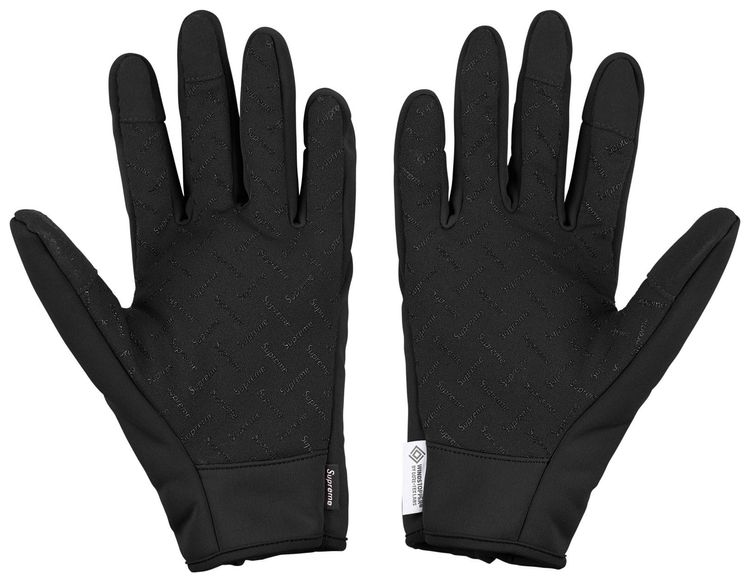 Supreme Windstopper Zip Gloves Black
