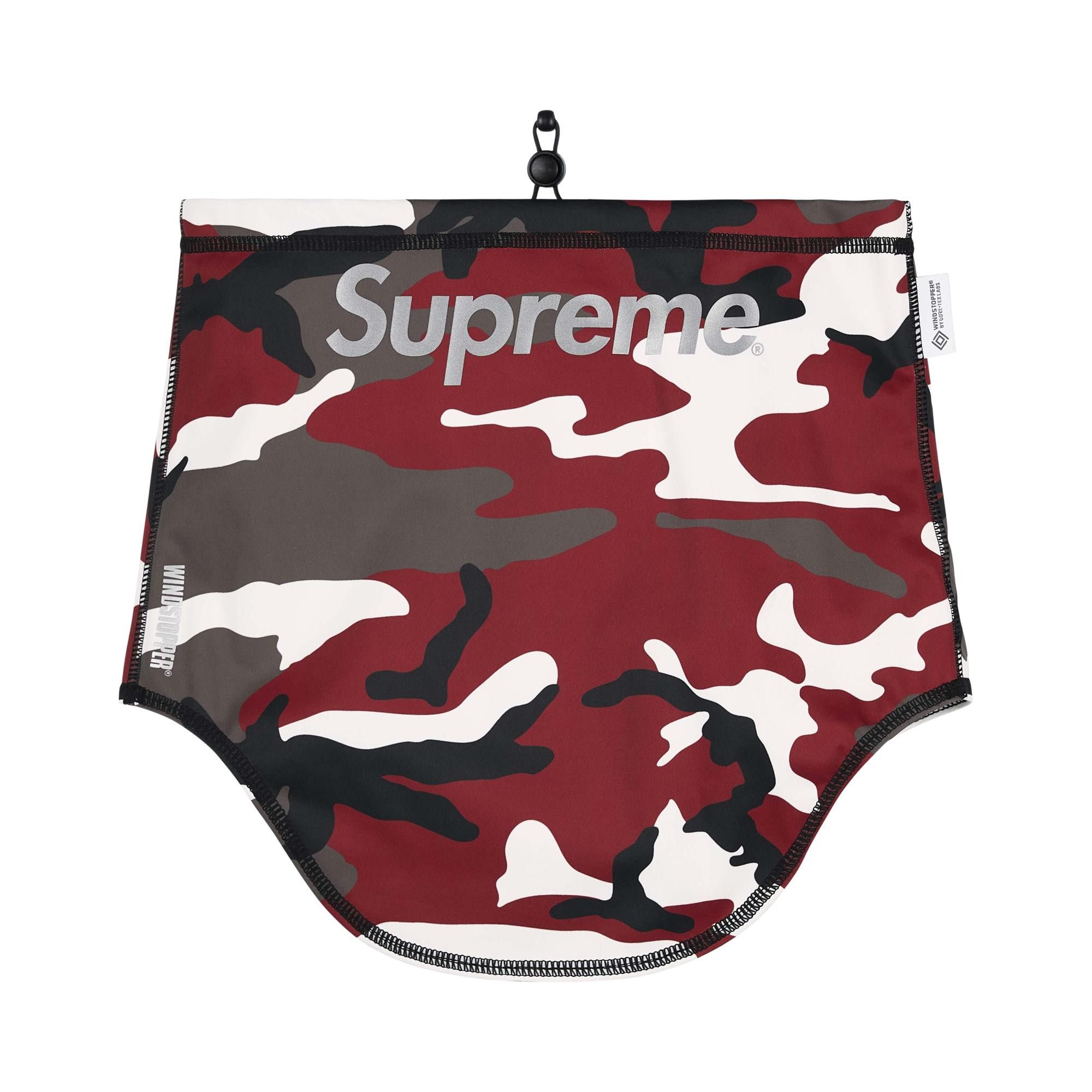 Buy Supreme Windstopper Neck Gaiter 'Red Camo' - FW25A85 RED CAMO