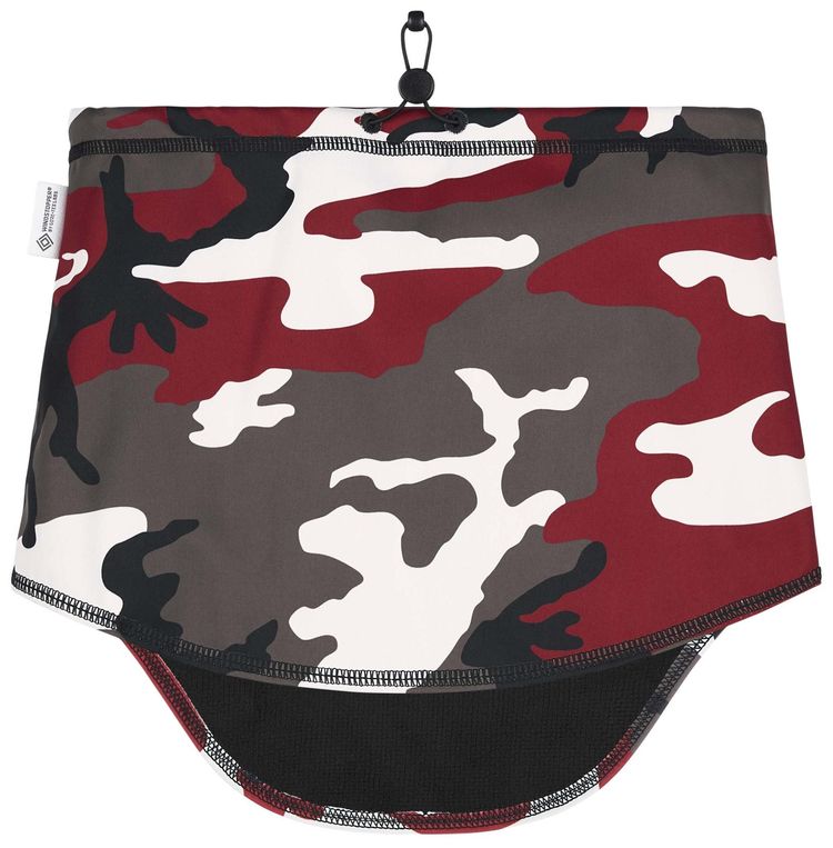 Supreme Windstopper Neck Gaiter Red Camo