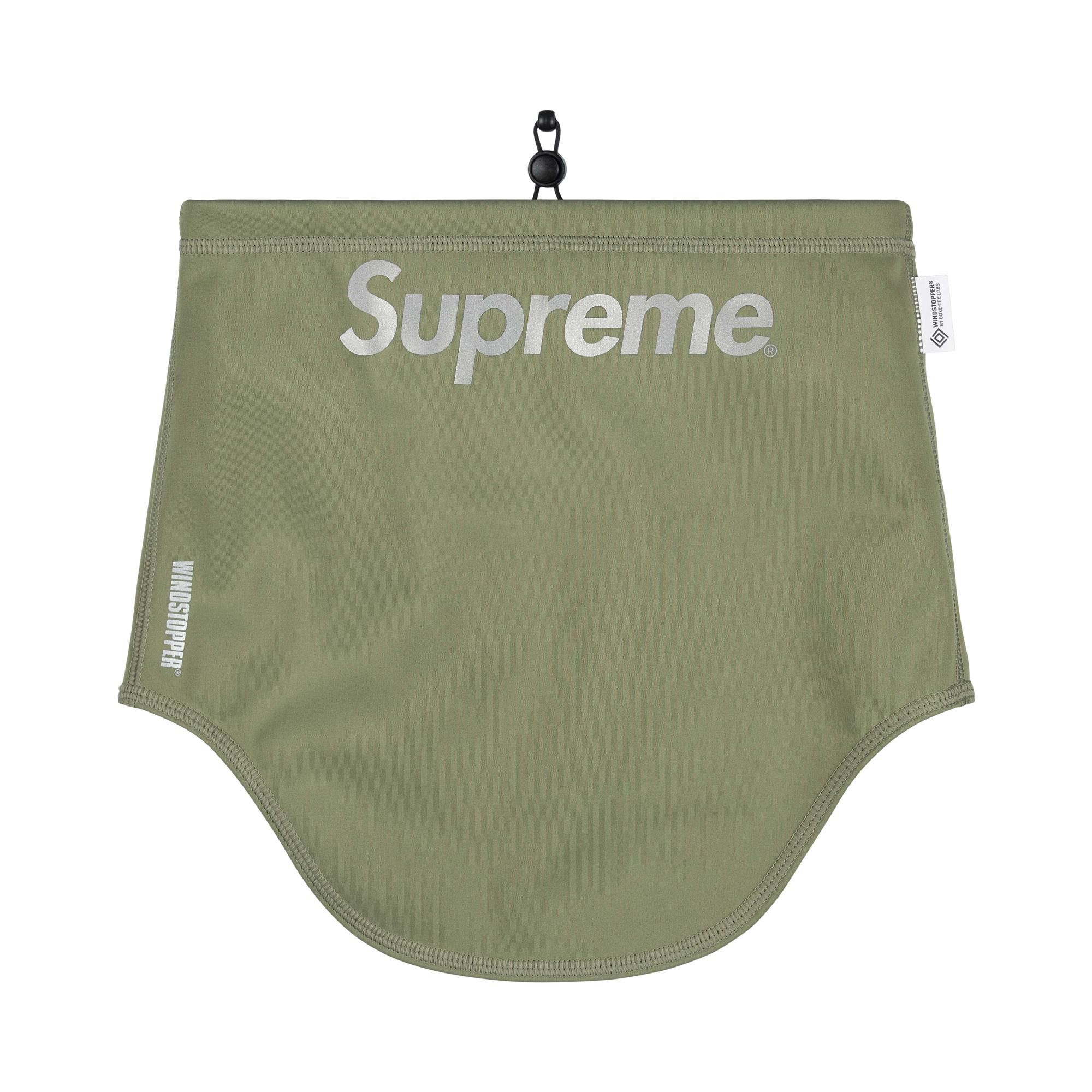Buy Supreme Windstopper Neck Gaiter 'Olive' - FW25A85 OLIVE | GOAT