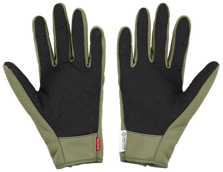 Supreme Windstopper Zip Gloves Olive