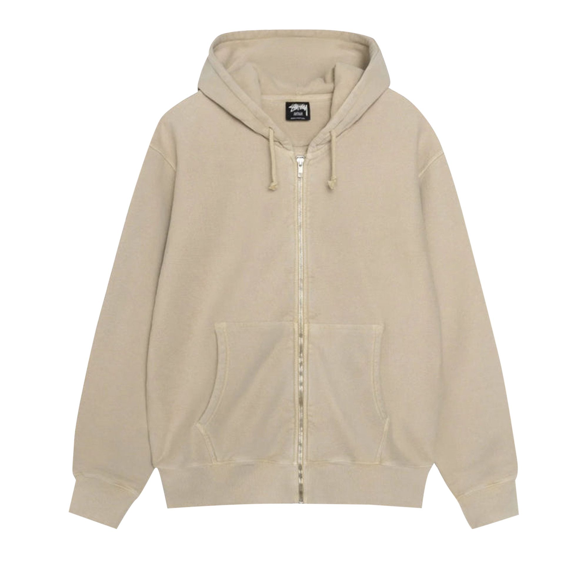 Buy Stussy Pigment Dyed Buana Zip Hoodie 'Khaki' - 1975052 KHAK | GOAT
