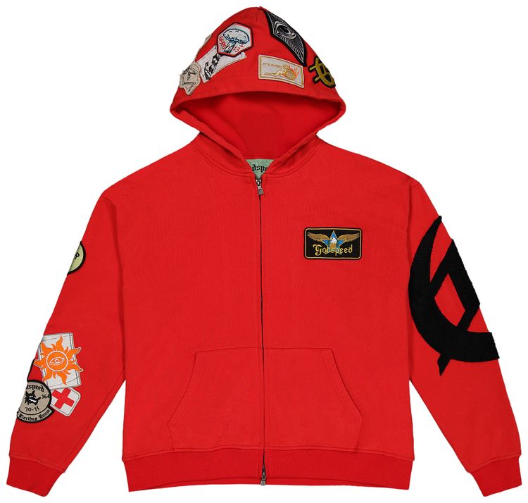 Godspeed Squadron Hoodie Red