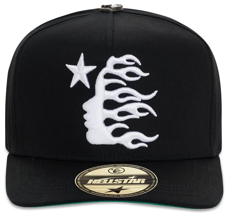 Hellstar Greatest Hits OG Logo Snapback Hat Black