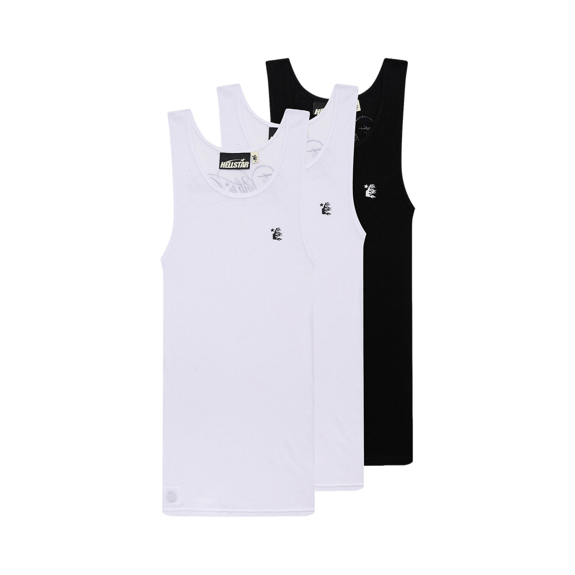 Buy Hellstar Greatest Hits Tank Top (3 Pack) 'White/Black