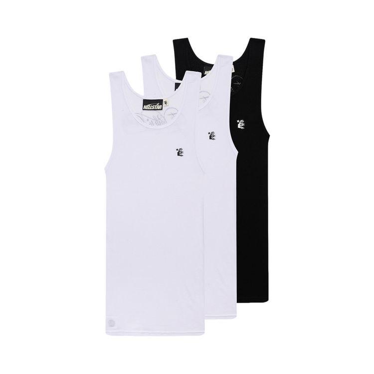 Hellstar Greatest Hits Tank Top 3 Pack WhiteBlack