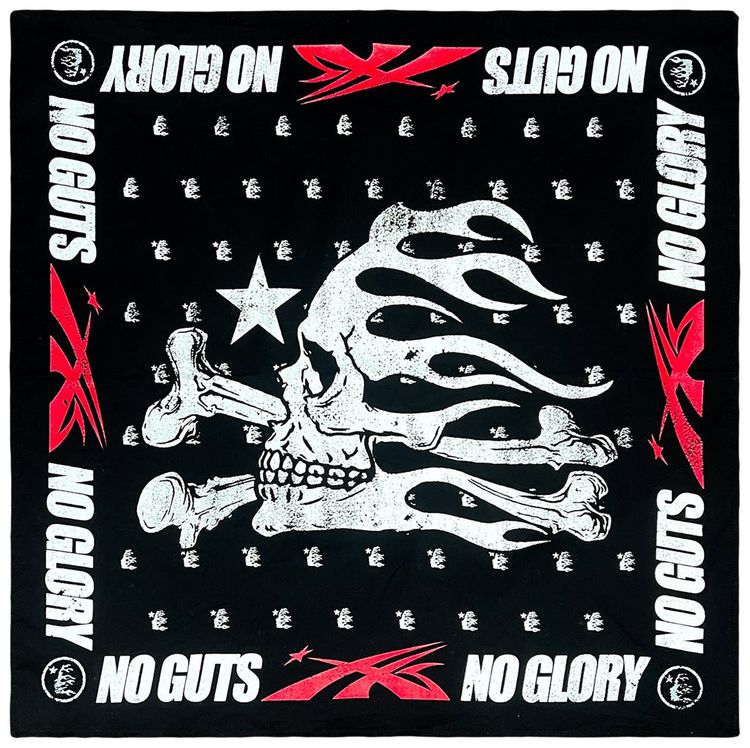 Hellstar Greatest Hits No Guts No Glory Bandana Black