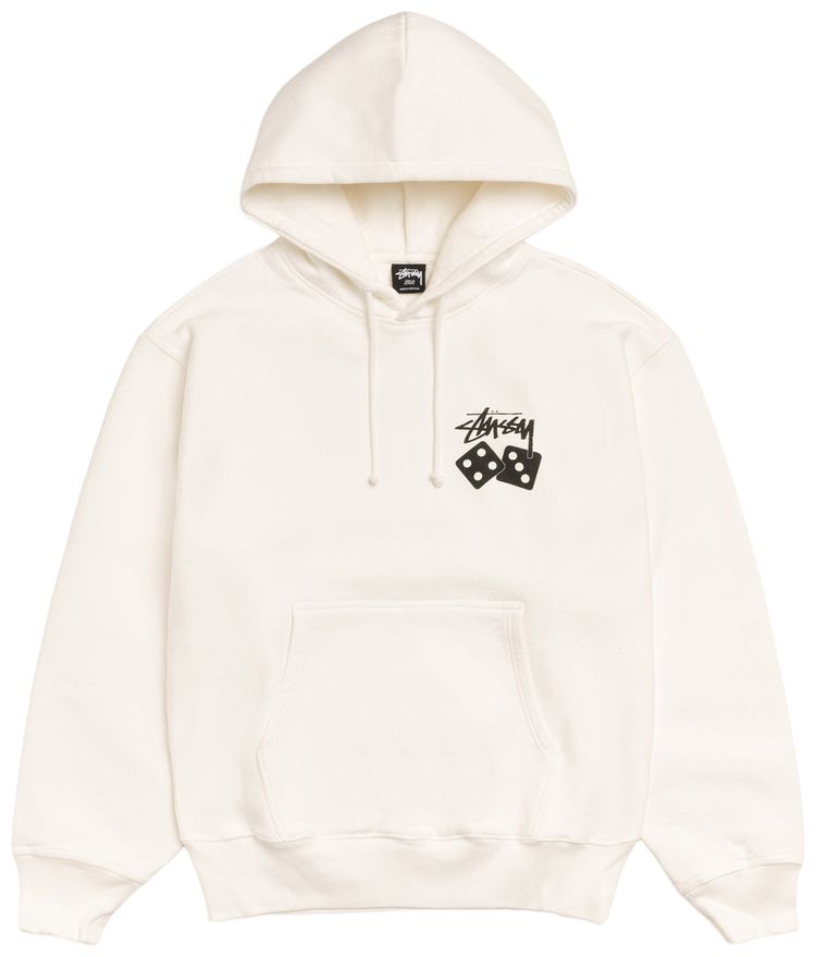 Stussy Dice Hoodie Pigment Dyed Natural