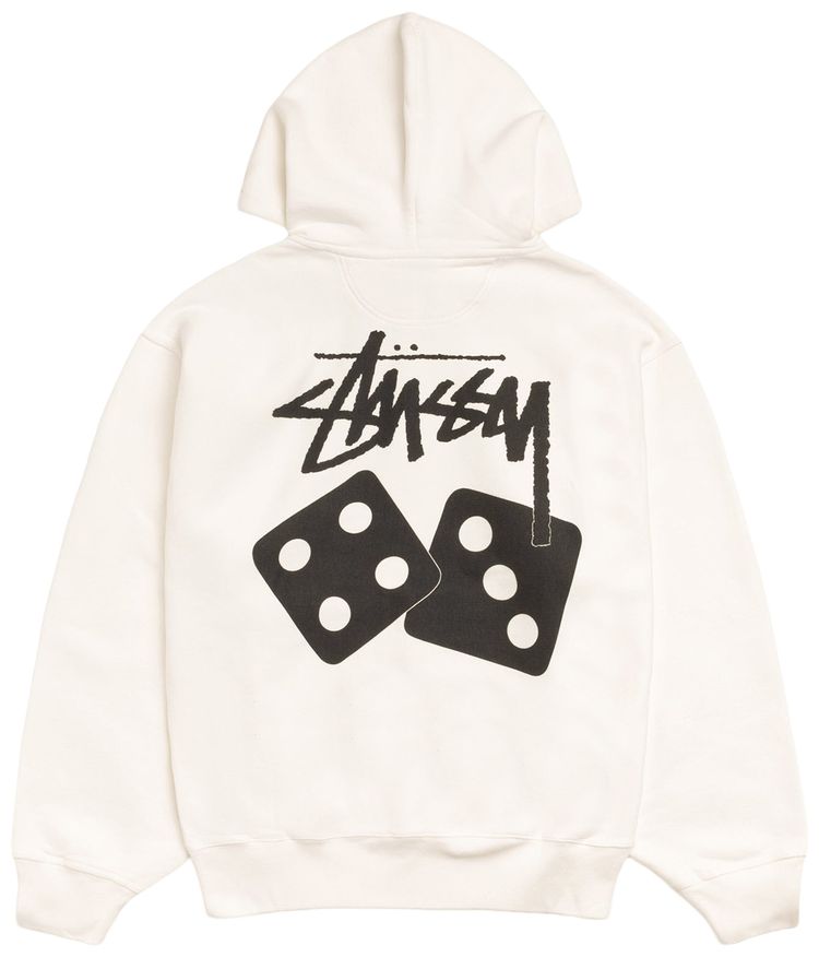 Stussy Dice Hoodie Pigment Dyed Natural