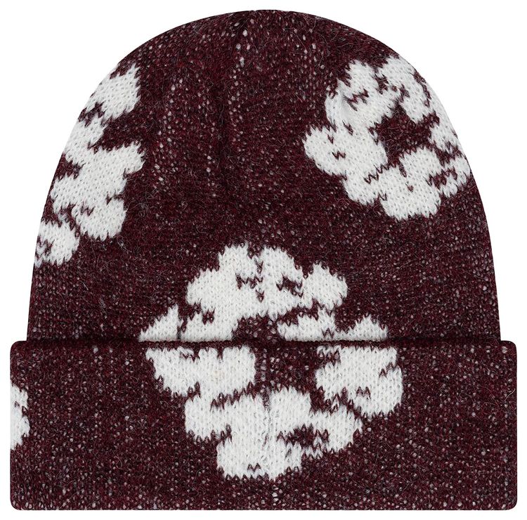 Denim Tears Cotton Wreath Beanie Maroon