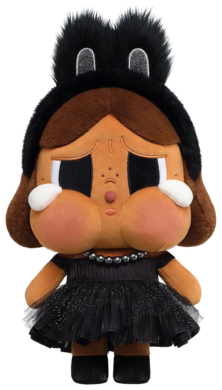 Pop Mart CRYBABY SHINY SHINY Series Plush Doll Black