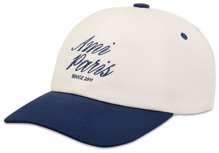 Ami Bicolor Ami Paris Cap Blanc Creme