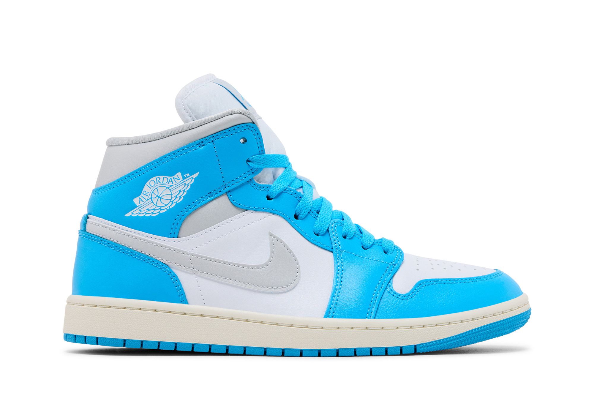 Buy Wmns Air Jordan 1 Mid 'Dark Powder Blue' - BQ6472 400 | GOAT