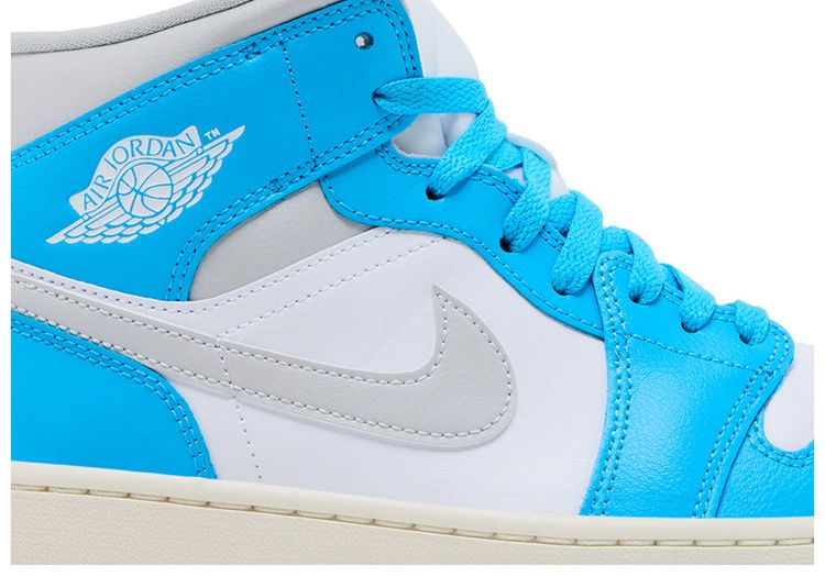 Wmns Air Jordan 1 Mid Dark Powder Blue