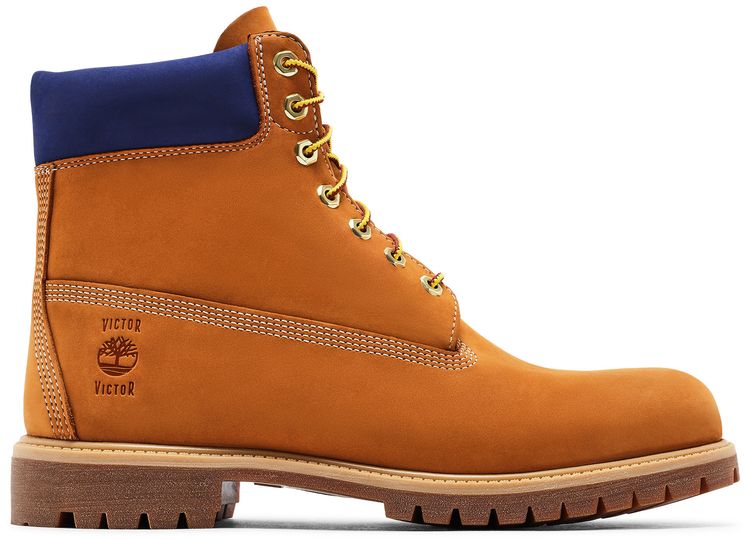 Victor Victor x Timberland 6 Inch Premium Boot Wheat Navy
