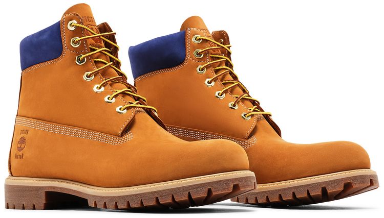 Victor Victor x Timberland 6 Inch Premium Boot Wheat Navy
