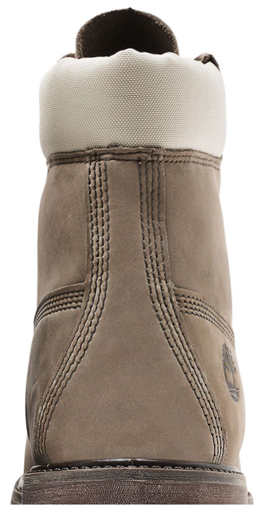 Timberland 6 Inch Premium Waterproof Boot Grey Nubuck Light Green