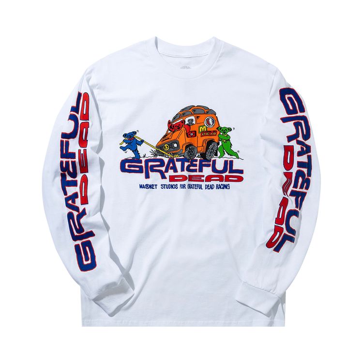 Market x GD Tow Pull Long Sleeve T Shirt White