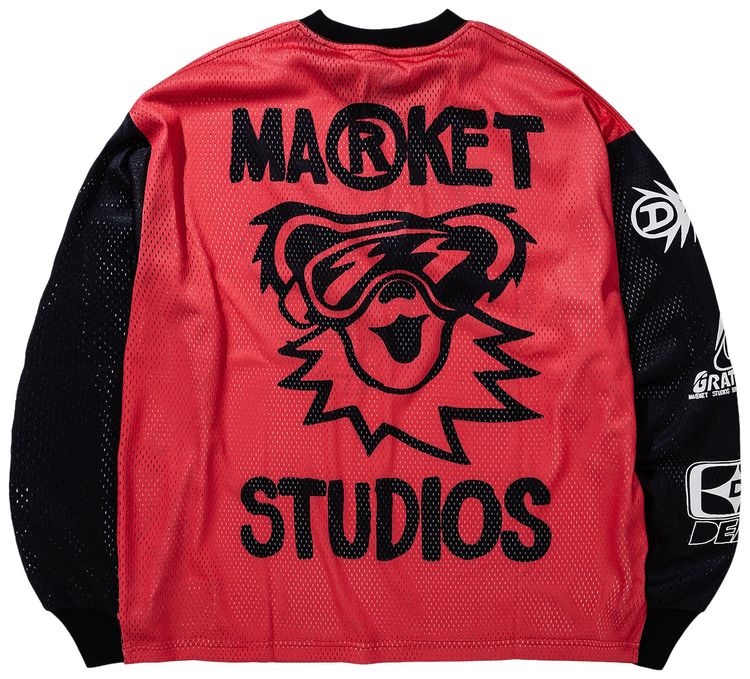 Market x GD Moto Jersey RedBlack