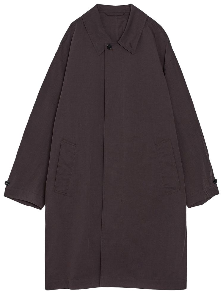 Lemaire Car Coat Dark Chocolate