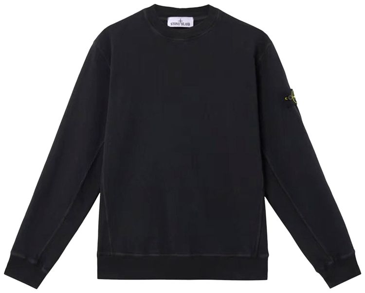 Stone Island Crew Neck Sweatshirt Black